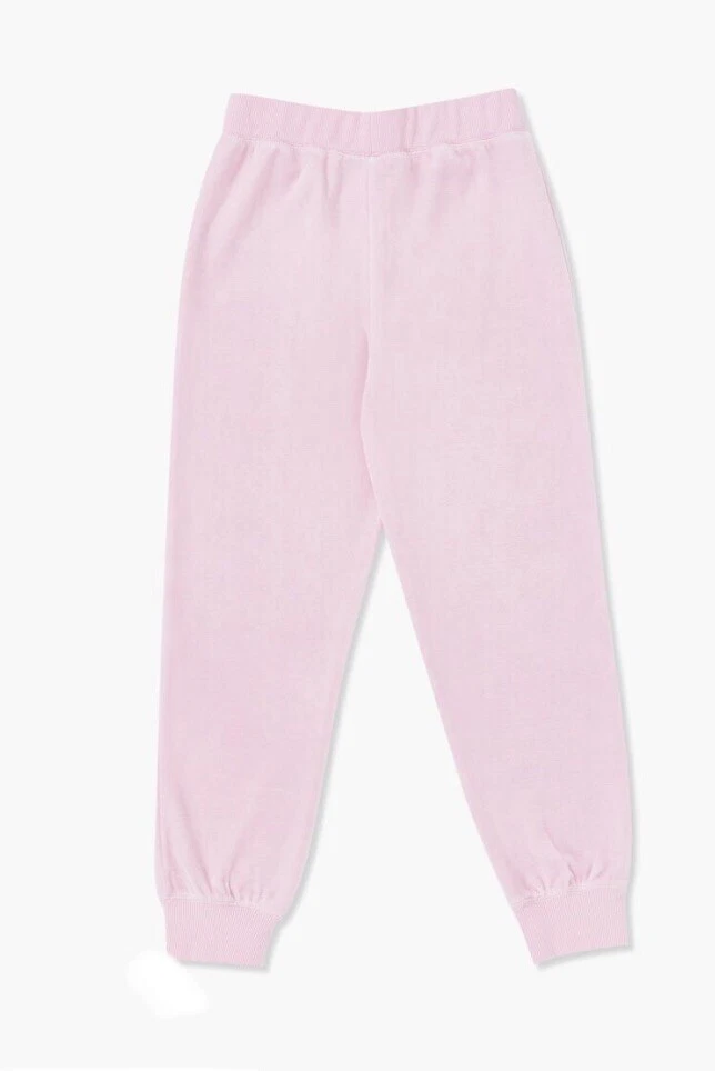 NWT JUICY COUTURE x F21 BUBBLEGUM PINK Velour Tracksuit Pants 7