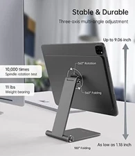Magnetic Adjustable iPad Stand Holder iPad Pro 2.9"/11", 360° Rotation Aluminum