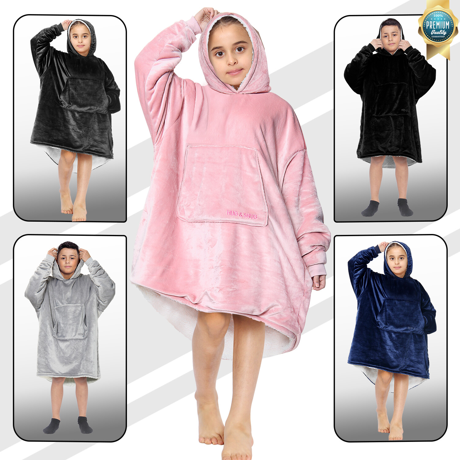 Hoodie Blanket Oversized Hooded Plush Soft Sherpa Giant Sweatshirt  Sleepwear UK | eBay