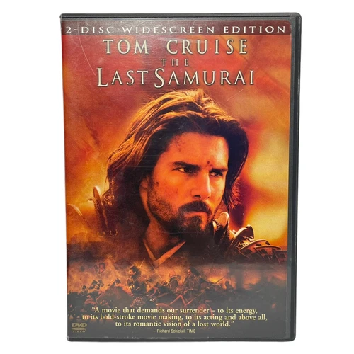 The Last Samurai DVD Movie 2 Disc Widescreen Edition Japan Honor Tradition Sword