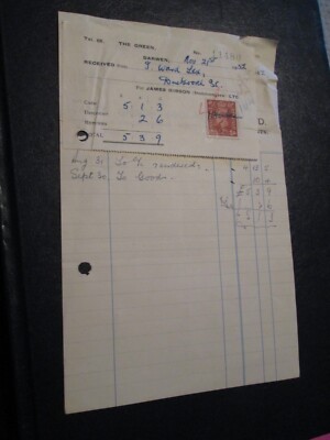 James Gibson (Ironmongers) Ltd, The Green Darwen Statement 1952 Isaac Ward Ltd