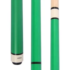 25-Ounce Heavy Hit Matte Green Jump Break Cue Stick Aska JBC, Jump/Break Cue. 14