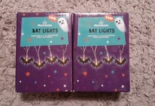 2?Halloween LED Bat Lights Up Hanging Ghost Indoors Outdoors Party Decorations