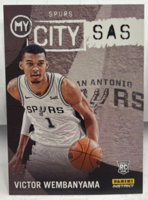 Victor Wembanyama 2023-24 Panini Instant My City RC#MY-6 San