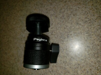POYINCO Mini Ball Head with 1/4'' Hotshoe camera Mount A. 