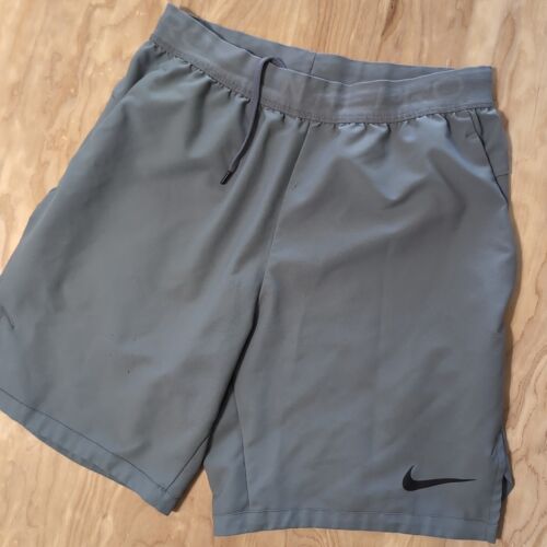 Nike Pro Dri-FIT Flex Vent Max Mens Med 8" Training Shorts Gray - Picture 1 of 6