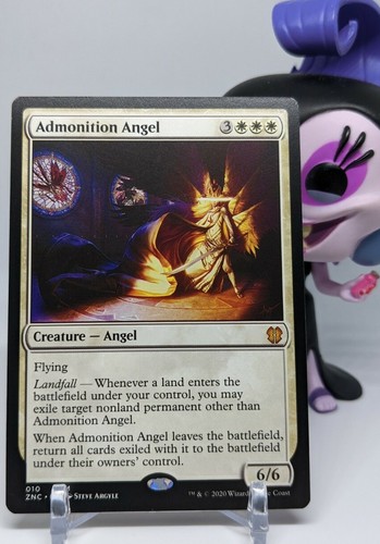 Admonition Angel 🪷NM🪷 Commander: Zendikar Rising 🪷 ZNC 🪷 Magic 🪷MTG 🪷 #010