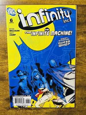 INFINITY INC. 3 PETER MILLIGAN STORY MAX FLUMARA COVER DC COMICS 2008
