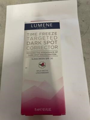 LUMENE FINLAND TIME FREEZE TARGETED DARK SPOT CORRECTOR RARE