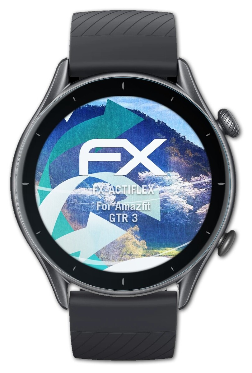 Lot De 3 Protections D'écran AtFoliX FX-Clear Pour Amazfit GTR 47mm - Transparent