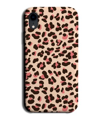 Rosa Leopardenmuster Handy Hülle Cover Leoparden Haut Flecken Tier Punkte N547