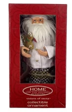Home for the Holidays Visions of Santa Chef 8" Collectible Ornament Gingerbread