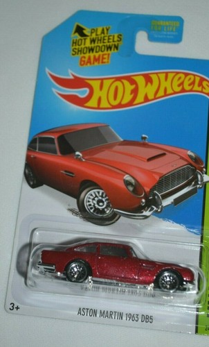 2013 HOT WHEELS HW WORKSHOP - ASTON MARTIN 1963 DB5 RED