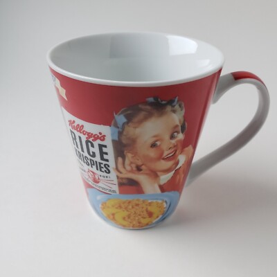 Vintage 2005 Kellogg's Rice Krispies Coffee Mug Cup Red