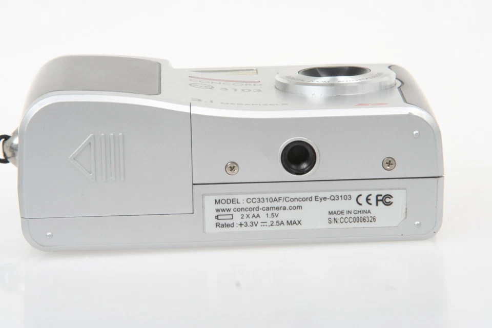 Concord Eye Q 3103 digitale Kompaktkamera 3,1MP mit 3x dig. Zoom CCC0006326 - Bild 4 von 4