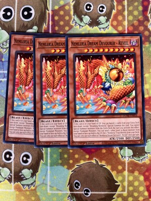 Yugioh Nemleria Dream Devourer - Reveil DUNE-EN016 Playset 