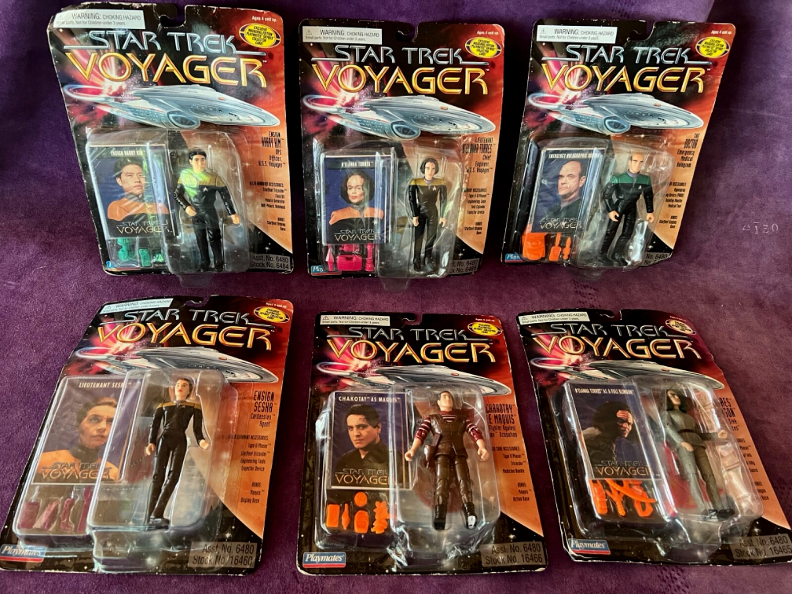S - Lot Of 6 - Playmates - Nib