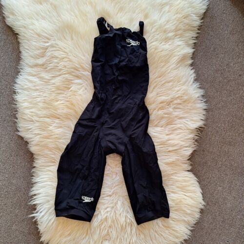 Speedo Womens 25 L Kneeskin LZR Racer Elite FastSkin Competition Swimsuit FINA - Picture 2 of 20