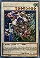 Yugioh! - Crystal Wing Synchro Dragon RA02-EN029 -Secret Ra - 25'TH ANN.  - NM/M