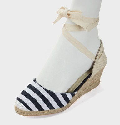 white tie up espadrilles