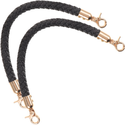 2pcs Delicate Replaceable End Clasps Tote Bag Handles DIY Handbag Strap