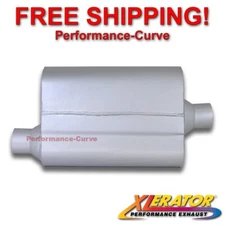 2.25" Offset / Center - Performance 2 Chamber Exhaust Muffler Xlerator VX VX2441