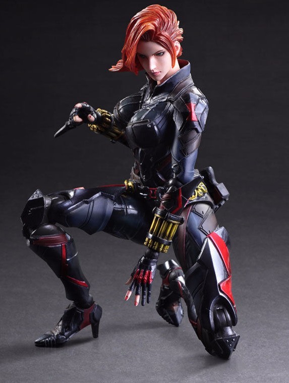 VARIANT PLAY ARTS改 ブラックウィドウ Amazon.com: Marvel Comics Variant - Black Widow Play Arts