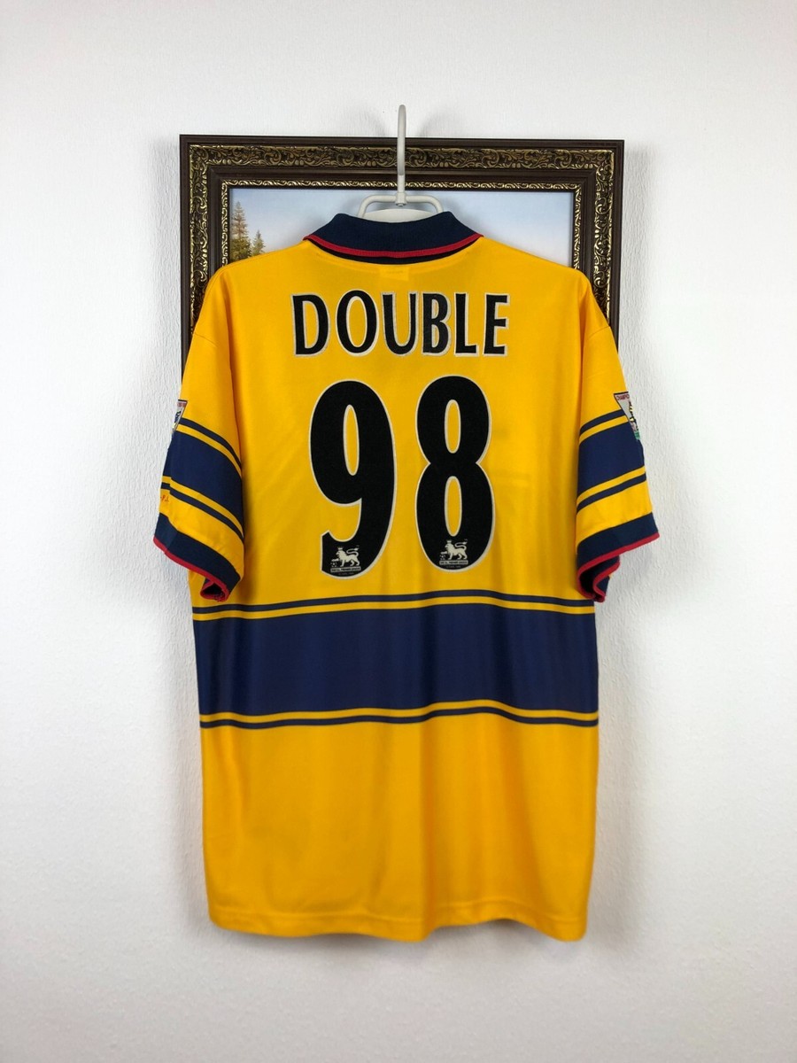 【希少】アーセナルARSENAL1997-99 AWAY アダムス 6 Mサイズ 希少】アーセナルARSENAL1997-99 AWAY アダムス 6 Mサイズ