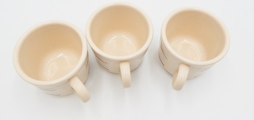 Juego de 3 tazas de café rojas sin platillos tejidas Longaberger Traditions Heritage - Imagen 9 de 9