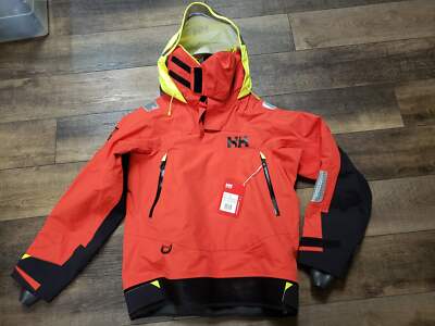 Helly Hansen Aegir Race Smock sailing jacket waterproof men large red 