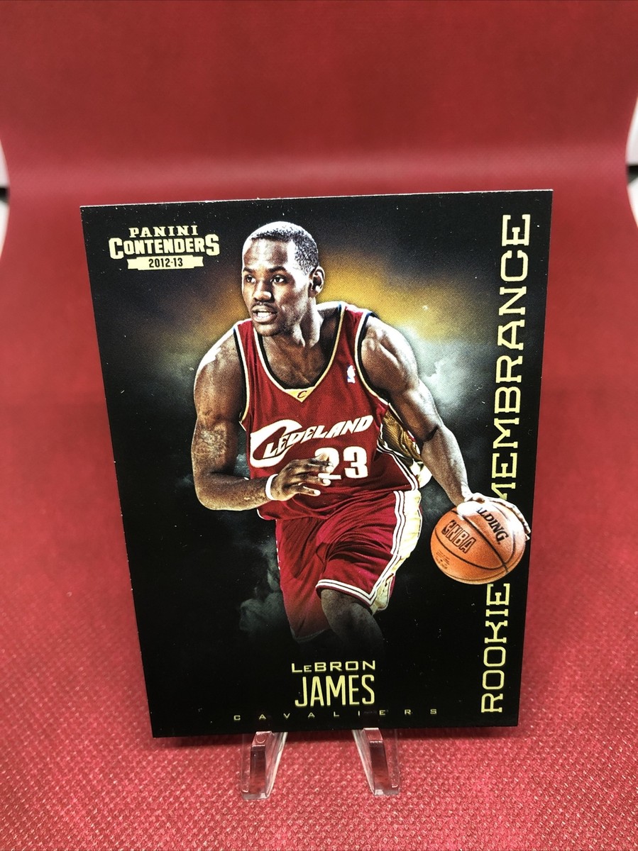 2012-13 PANINI CONTENDERS LEBRON JAMES ROOKIE REMEMBRANCE CARD