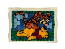 Disney Winnie The Pooh w/Tigger "Bounce" Complete Latch Hook Hanging/Rug
