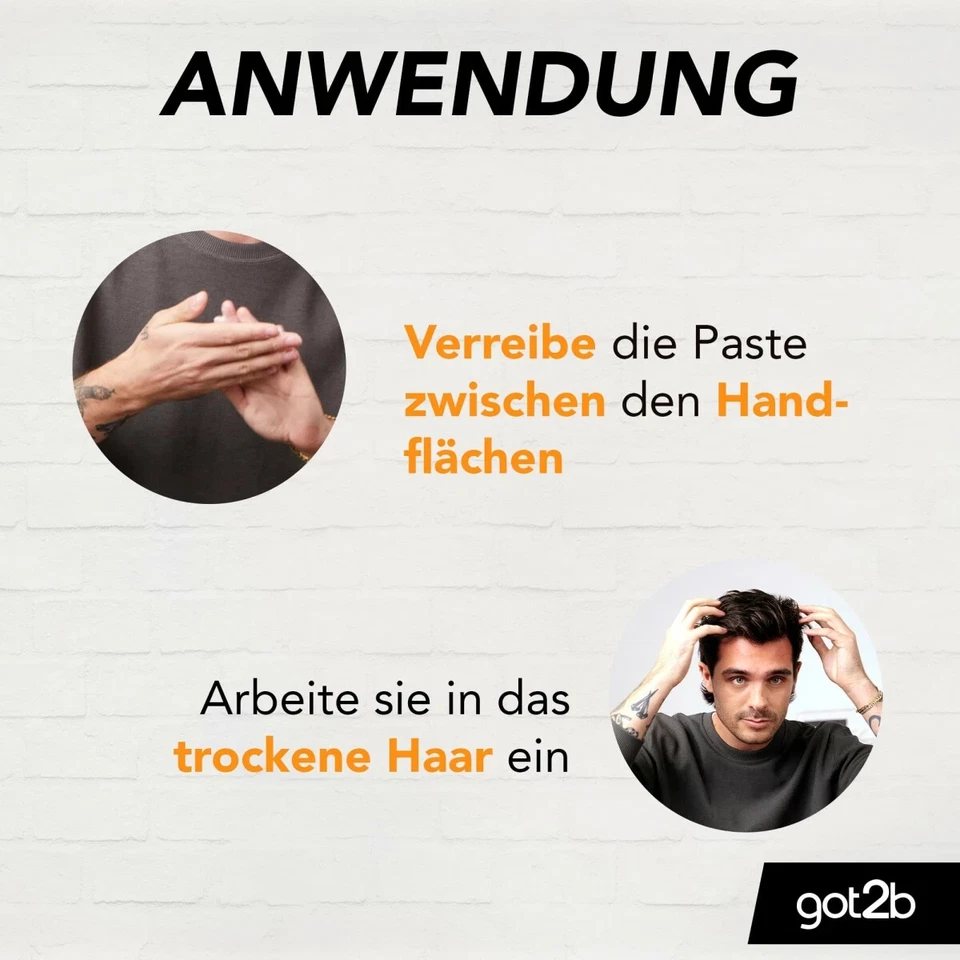 3x 75ml Schwarzkopf got2b I Styler Texture Clay für matte Styles ohne verkleben - Bild 2 von 4