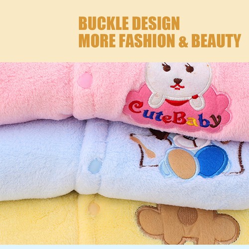 Newborn Infant Boy Girls Winter Warm Hooded Jumpsuit Baby Romper Clothes Outfits - Bild 30 von 36