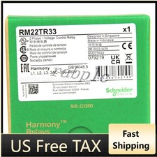 New In Box Schneider RM22TR33 Voltage Control Relay RM22-TR33 US Free TAX