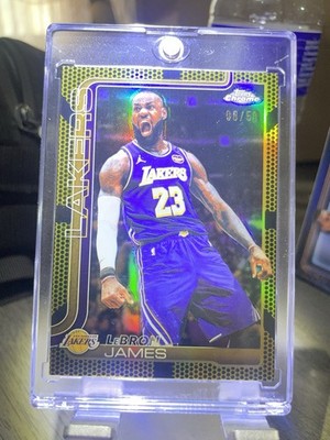 Topps Chrome 2025-26 LeBron James #127 Los Angeles Lakers 08/50 Parallel
