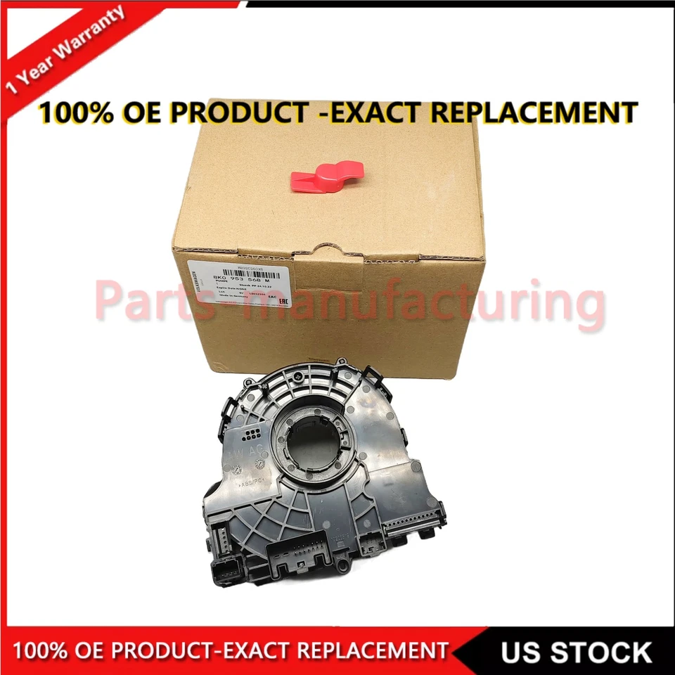 New 8K0953568M Steering Angle Sensor Slip Ring for Audi SQ5 2014 2015 2016 Foto 3 de 4