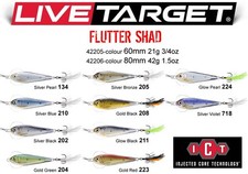 LIVE TARGET FLUTTER SHAD 3/4OZ 21G