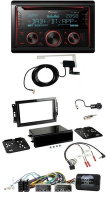 Pioneer 2DIN Steering Wheel DAB USB CD Bluetooth Car Stereo for Dodge Jeep