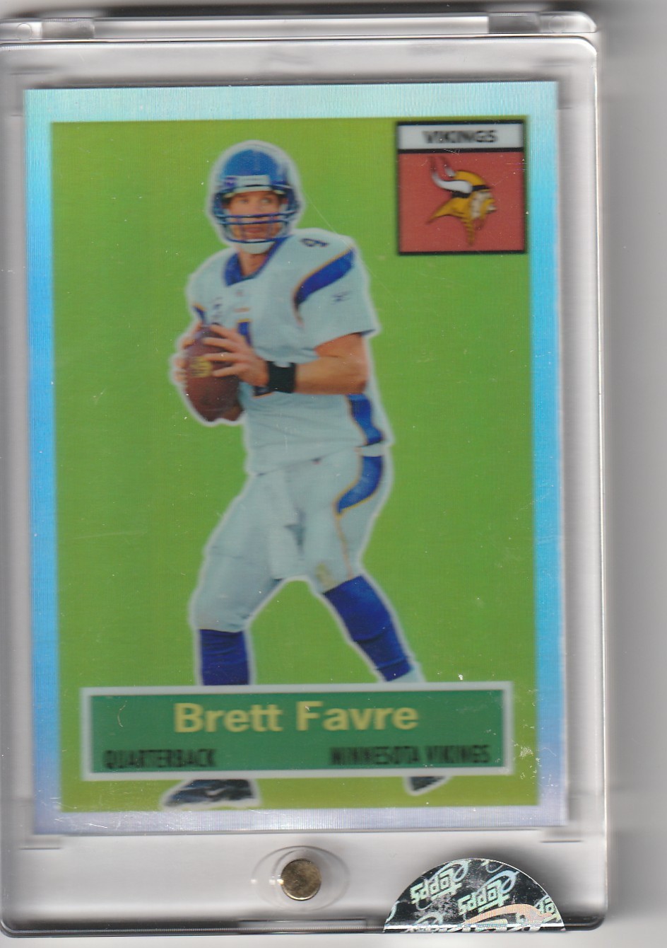 2010 ETOPPS BRETT FAVRE 1956 TRIBUTE #8 118/799