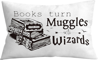 Books Turn into Wizards Throw Pillow Case, Gift for  Lover,  Club Gift, College