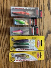 RAPALA Shad Rap & BERKLEY Flicker Shad Lures 7-Total NIP