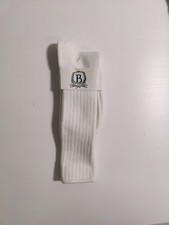 b studio -women's socks - white- Cotton Blend - Made in USA  K1 