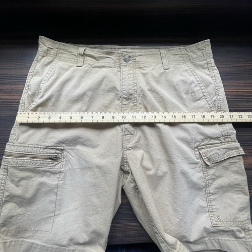 Levi’s Denizen Shorts Mens W36 Cream Cargo Baggy Y2K Hang Me Up Casual Pockets - Picture 10 of 13