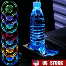 2pcs Led Cup Pad Car Light Cover Interior Decoration Car Light Accessories Us 2pcs Led Cup Pad Car Light Cover Interior Decoration Car Light Accessories Us