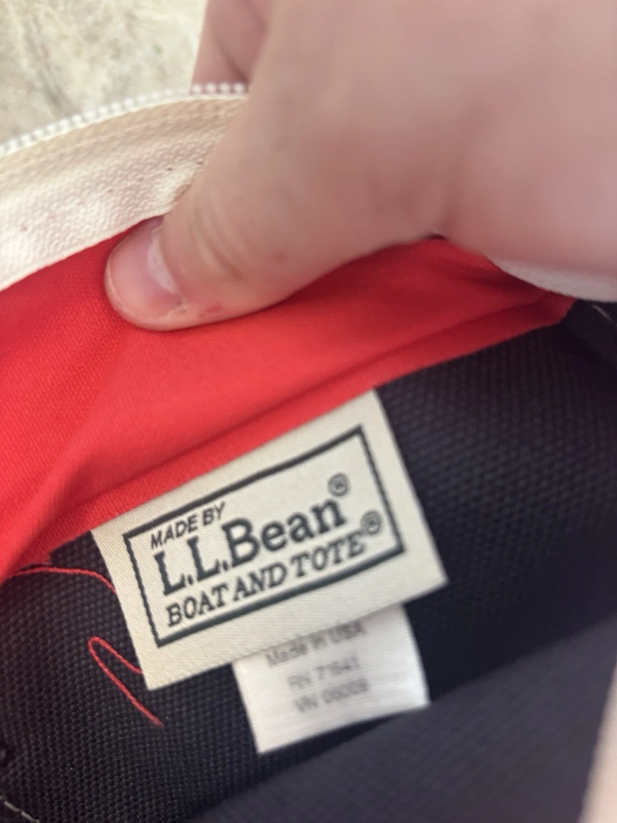 LL BEAN BOAT AND TOTE 2 mini borsa vintage LL Bean barca e tote blu e verde micro tela USA anni 80 90