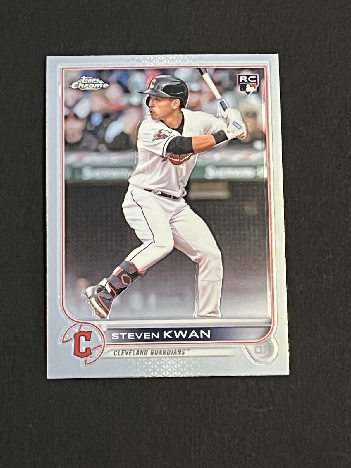 2022 Topps Chrome Update Steven Kwan Rookie Base #USC85 Guardians
