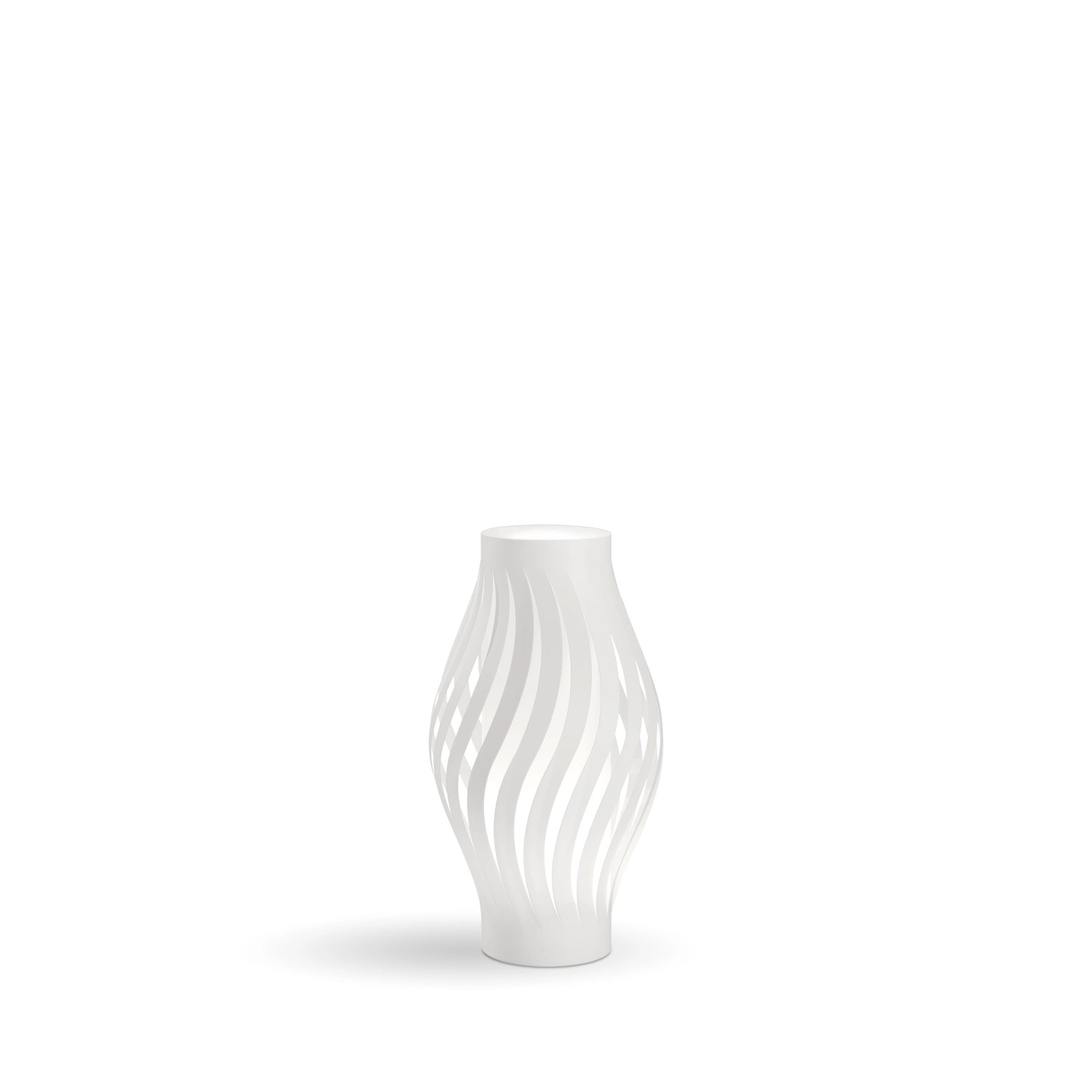 Helios Lampada Scrivania Polilux Bianco E27 H40cm Linea Zero Ufficio