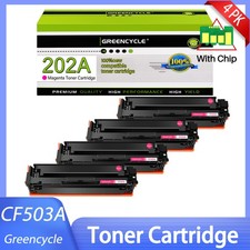 4PK CF503A 202A MG Toner Cartridges Fits for HP LaserJet Pro M254dw MFP M281fdn