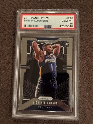 Zion Williamson 2019-20 Prizm RC #248 PSA 10 | eBay